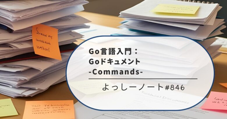 Go言語入門：Goドキュメント -Commands-